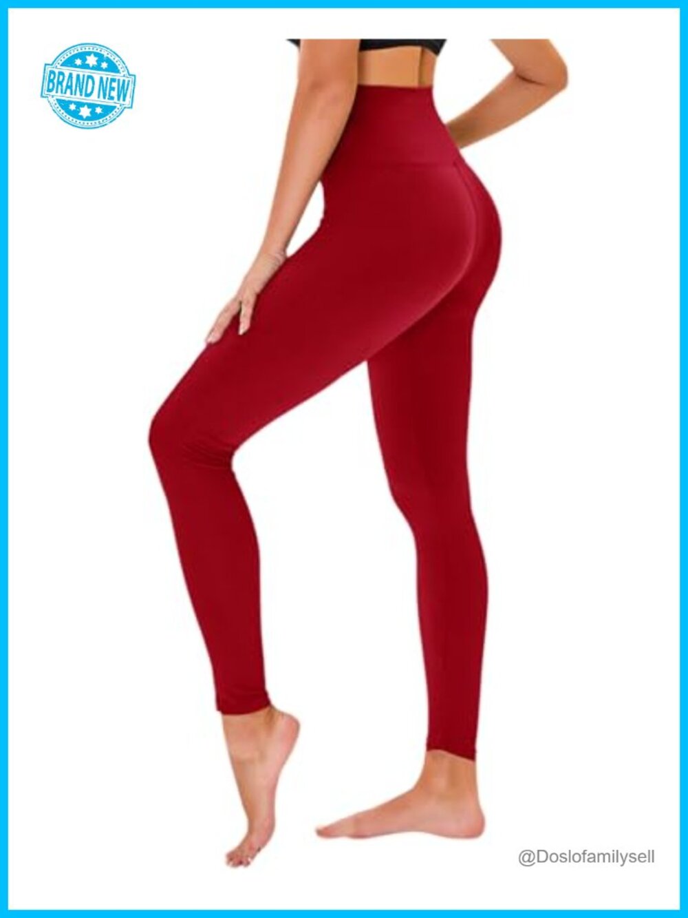 High Waisted Leggings for Women No See Through Tummy Control Yoga Pants with